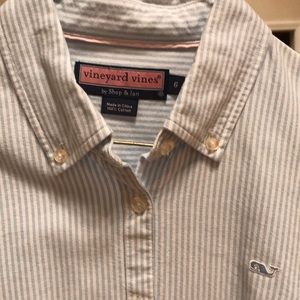Misses Sz 6 Vineyard Vines Oxford Cloth Shirt